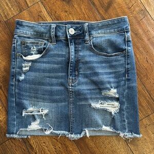 American Eagle Outfitters Blue Mini Pencil Skirt Casual